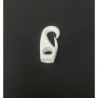 Mousqueton polyamide diam 6mm blanc x10