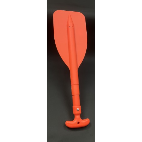 pagaie télescopique orange